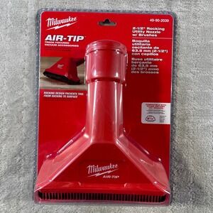 Milwaukee AIR-TIP 2-1/2 Rocking Utility Nozzle Brushes Wet Dry Vacuum 49-90-2039